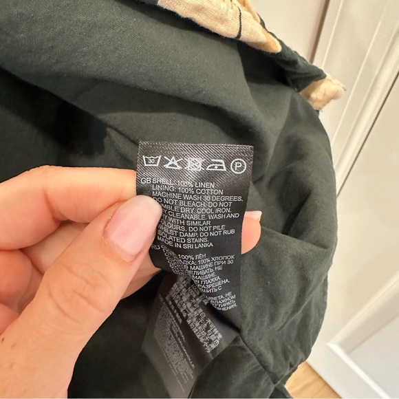 Reiss Jackson Floral Print High Rise Midi Skirt Green Tropical Resortwear Yellow - Picture 5 of 16